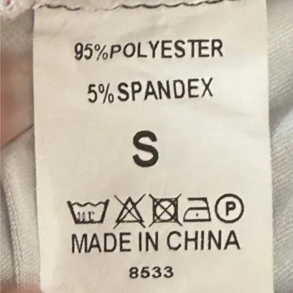 Women’s Small long wrap skirt with cropped crisscross wrap and tie top tropical - Picture 9 of 10